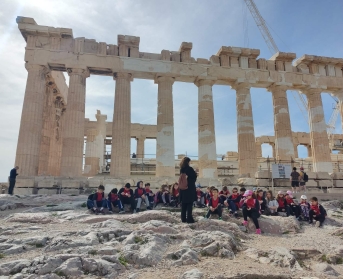 Επίσκεψη στον Ιερό Βράχο της Ακρόπολης