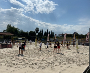 Beach Volley για τους μαθητές των ομάδων και της ακαδημίας βόλεϊ του Σχολείου μας